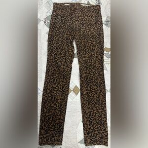 Pilcro and the Letterpress Brown and Black Patterned Pants